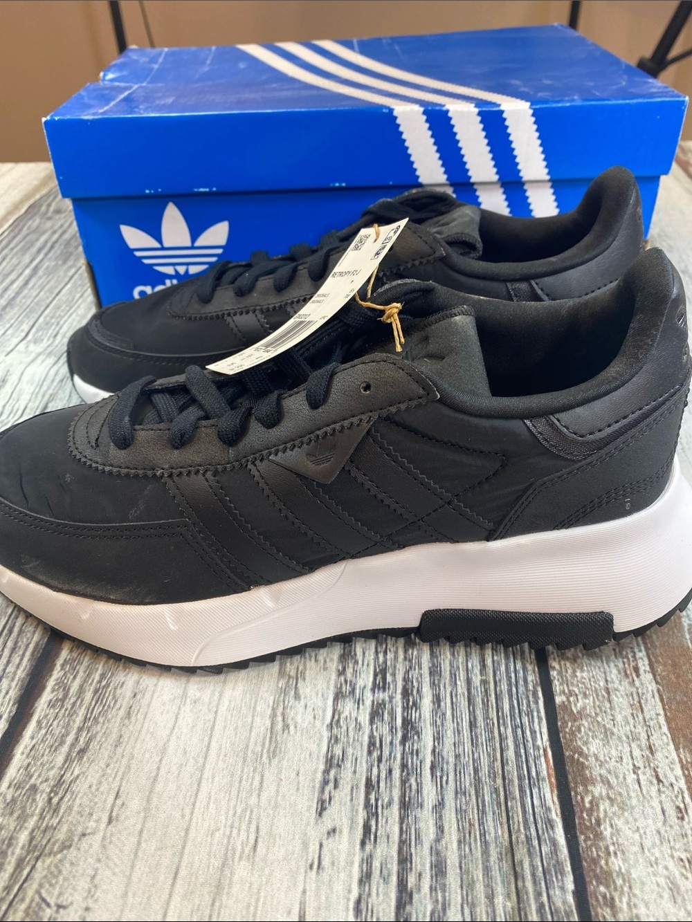 Adidas Retropy F2 J Sneakers Black/White sneakers Kids Size 7 - Picture 4 of 9